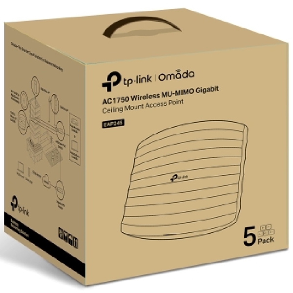 როუტერი TP-Link EAP245 AC1750, 450Mbps, Router, White