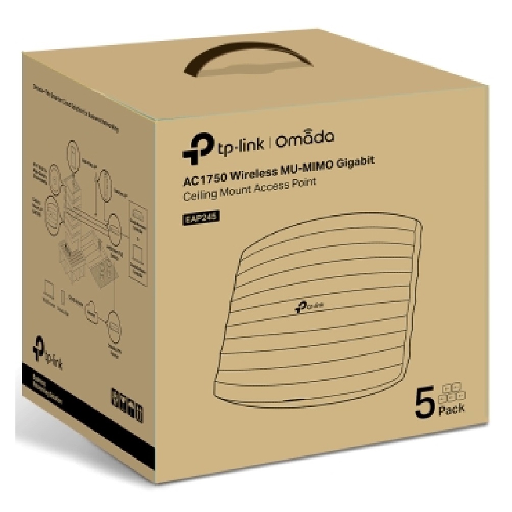 როუტერი TP-Link EAP245 AC1750, 450Mbps, Router, White