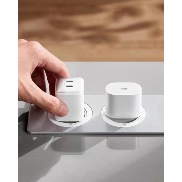 Anker A2038G21 Powerport III 521 Nano Pro, 40W, 2xType-C, White