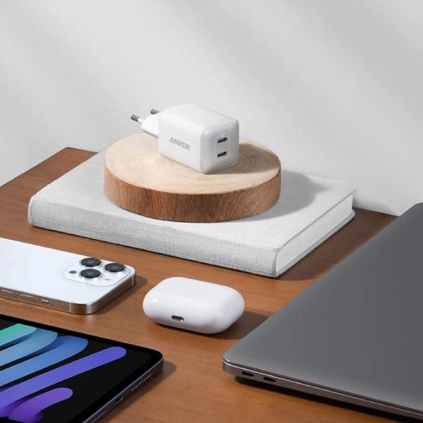 Anker A2038G21 Powerport III 521 Nano Pro, 40W, 2xType-C, White