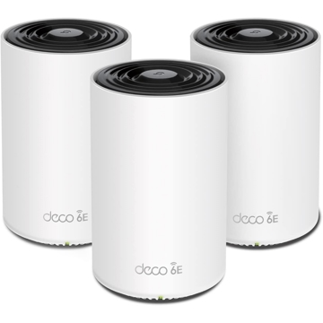 როუტერი TP-Link Deco XE75(3-pack) AXE5400, 1000Mbps, Router, White