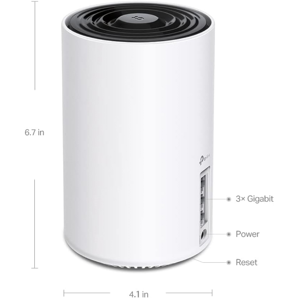 TP-Link Deco XE75(3-pack) AXE5400, 1000Mbps, Router, White