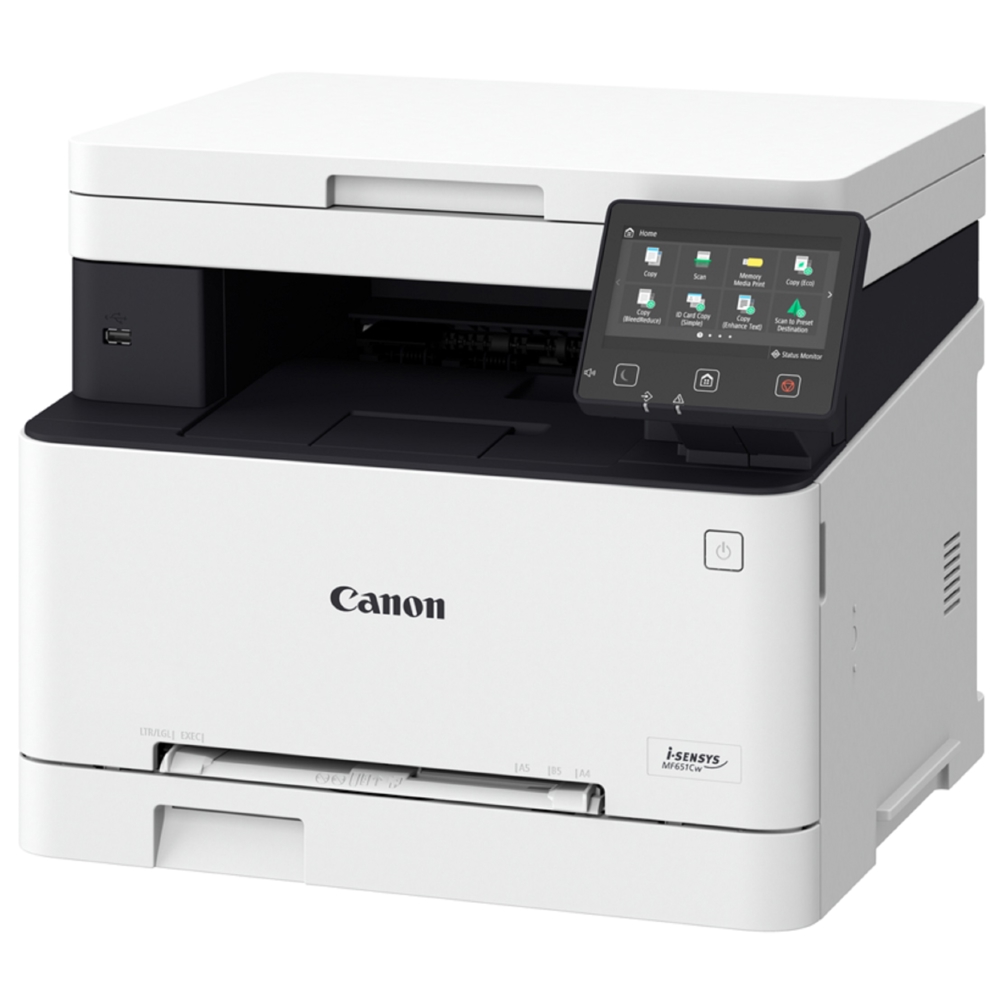 პრინტერი Canon Color laser 5158C009AA i-SENSYS MF651Cw, MFP, A4, WiFi, LAN, USB, White