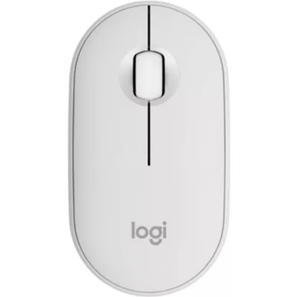 მაუსი Logitech L910-007013 M350s Pebble, Wireless, Bluetooth, USB, White