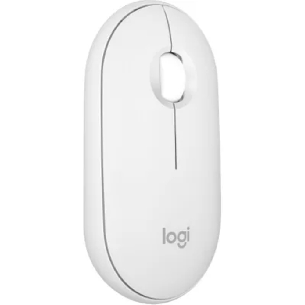 მაუსი Logitech L910-007013 M350s Pebble, Wireless, Bluetooth, USB, White