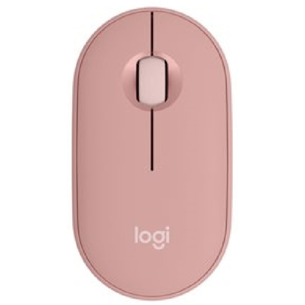 მაუსი Logitech L910-007014 M350s Pebble, Wireless, Bluetooth, USB, Pink