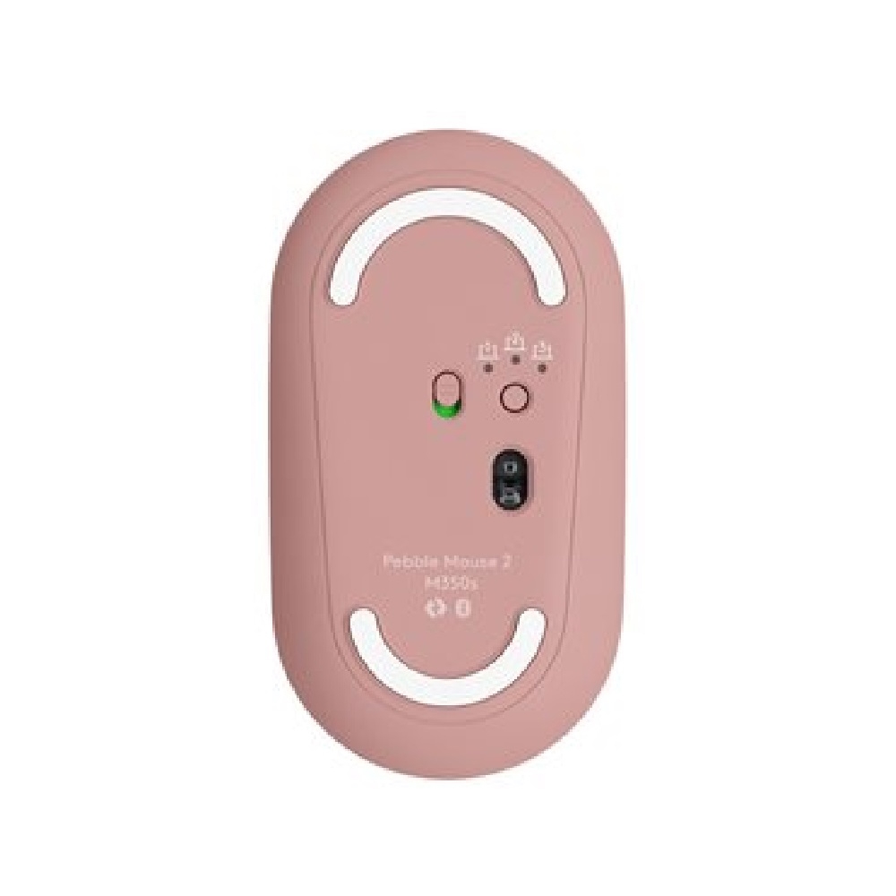 მაუსი Logitech L910-007014 M350s Pebble, Wireless, Bluetooth, USB, Pink