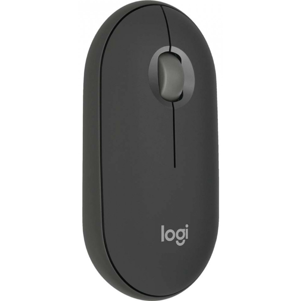 Logitech L910-007015 M350s Pebble, Wireless, Bluetooth, USB, Mouse, Grey