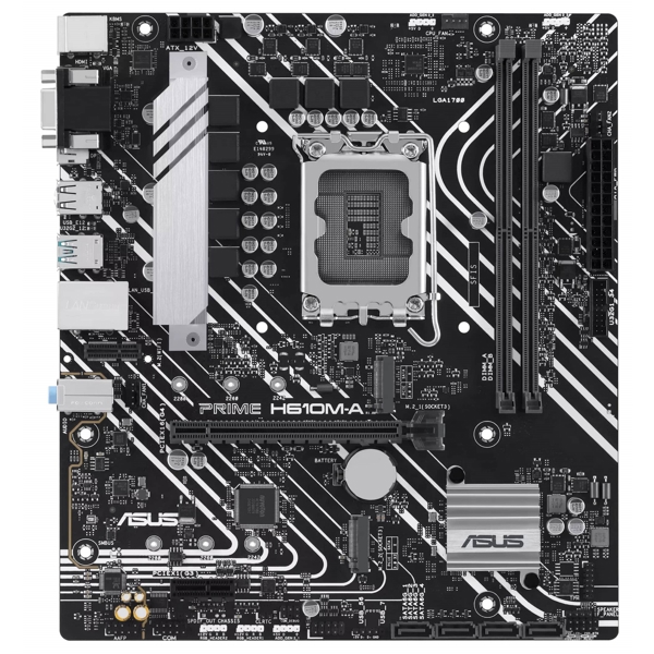 დედა დაფა Asus 90MB1G20-M0EAYC PRIME H610M-A-CSM, LGA 1700, DDR5, 96GB