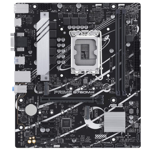 დედა დაფა Asus 90MB1FI0-M1EAY0 PRIME B760M-K, LGA 1700, DDR5, 96GB