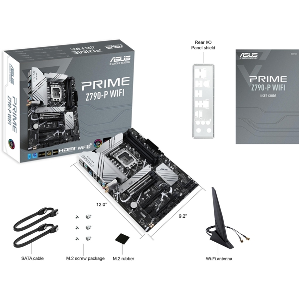 Asus 90MB1CJ0-M1EAY0 PRIME Z790-P WIFI, LGA 1700, DDR5, 128GB