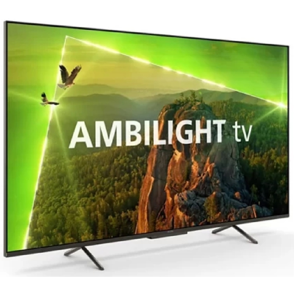 ტელევიზორი Philips 55PUS8118/12, 55", 4K UHD, Smart TV, USB, HDMI, LAN, BT, WIFI, Black