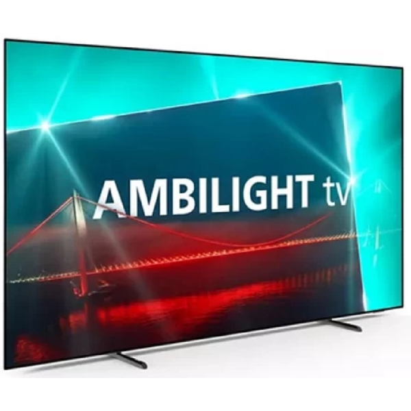 ტელევიზორი Philips 55OLED718/12, 55", 4K UHD, Smart TV, Android TV, USB, HDMI, LAN, BT, WIFI, Black