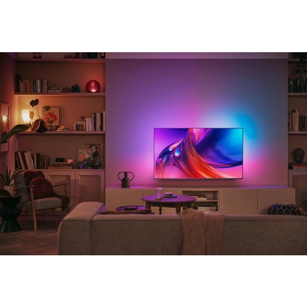 ტელევიზორი Philips 85PUS8818/12, 85", 4K UHD, Smart TV, Android TV, HDMI, LAN, BT, WIFI, Black