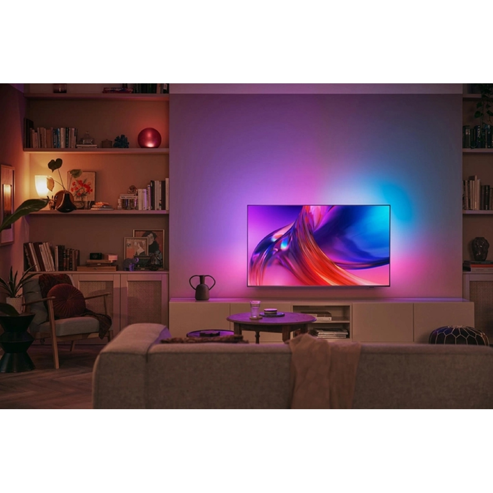 ტელევიზორი Philips 85PUS8818/12, 85", 4K UHD, Smart TV, Android TV, HDMI, LAN, BT, WIFI, Black