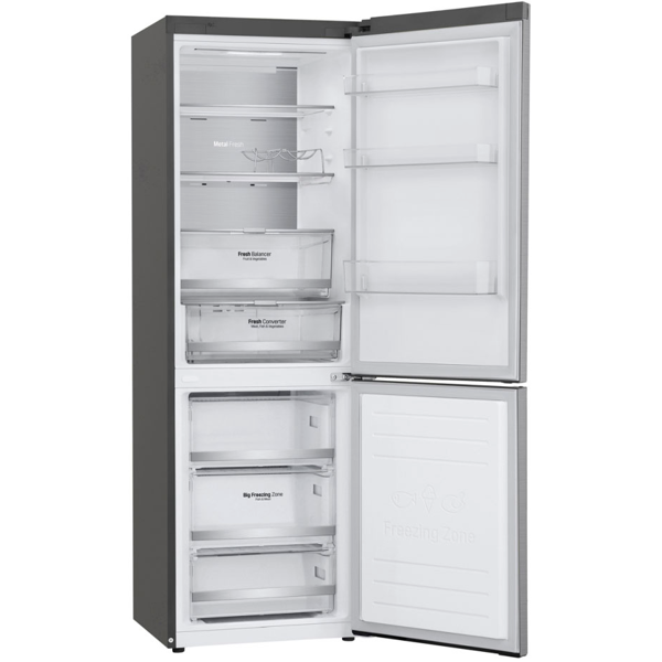 მაცივარი LG GC-B459SMUM.APZQCIS, 341L, No Frost, Refrigerator, Silver