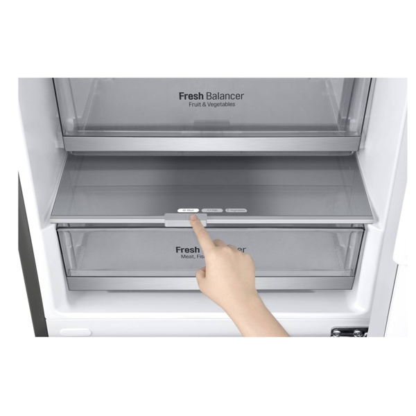 მაცივარი LG GC-B459SMUM.APZQCIS, 341L, No Frost, Refrigerator, Silver