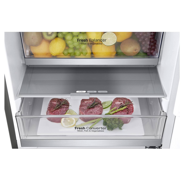 მაცივარი LG GC-B459SMUM.APZQCIS, 341L, No Frost, Refrigerator, Silver