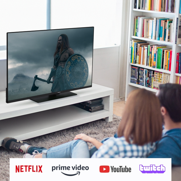 Panasonic TX-55MX600E, 55", 4K UHD, Smart TV, Android, USB, HDMI, LAN, BT, WIFI, Black