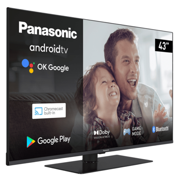Panasonic TX-43LX650E, 43", 4K UHD, Smart TV, Android, USB, HDMI, LAN, WIFI, BT, Black