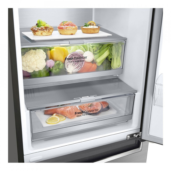 მაცივარი LG GC-B509SMUM.APZQCIS, 384L, No Frost, Refrigerator, Silver