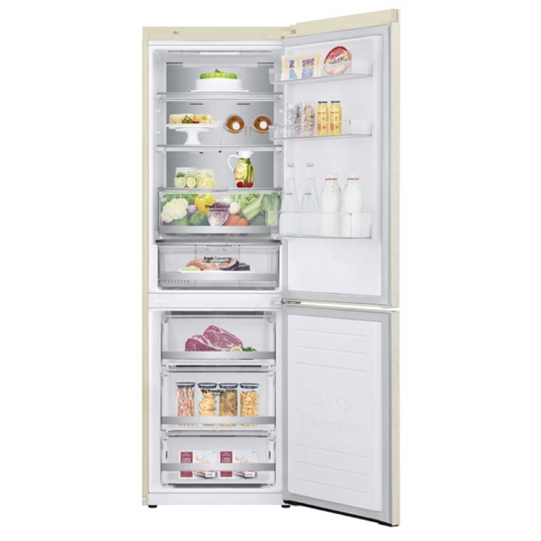 მაცივარი LG GC-B459SEUM.ASEQCIS, 341L, A++, No Frost, Refrigerator, Beige