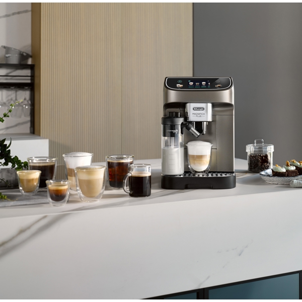 ყავის აპარატი DeLonghi ECAM320.70.TB Magnifica Plus, 1450W, 1.9L, Coffee Machine, Silver