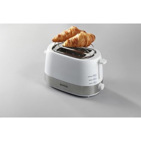 Gorenje T850WE, 850W, Toaster, White