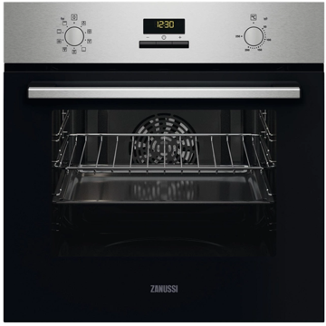 ჩასაშენებელი ელექტრო ღუმელი Zanussi ZOHEE2X2, 2090W, 65L, Built-In, Silver