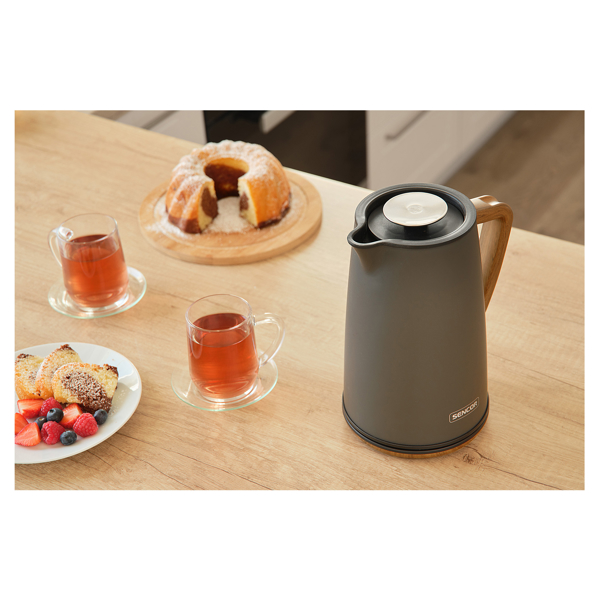 ელექტრო ჩაიდანი Sencor SWK 2727MB, 2200W, 1.7L, Electric Kettle, Dark Grey