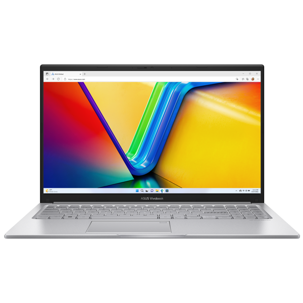 ნოუთბუქი Asus X1504ZA-BQ449 VivoBook, 15.6", i3-1215U, 8GB, 512GB SSD, Integrated, Cool Silver