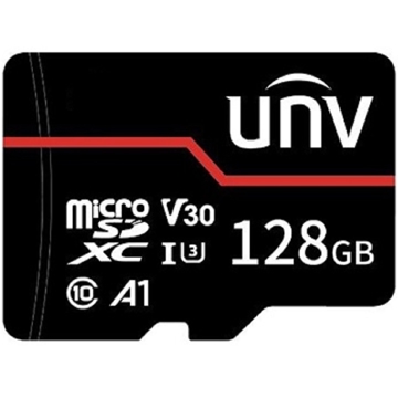 მეხსიერების ბარათი Uniview TF-128G-MT, 128GB, SDXC, C10, U3, Black