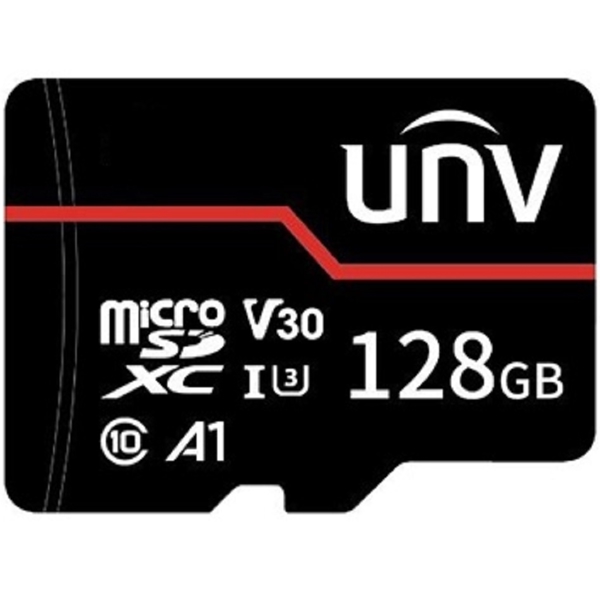 მეხსიერების ბარათი Uniview TF-128G-MT, 128GB, SDXC, C10, U3, Black