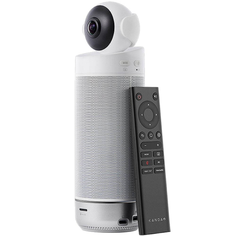 საკონფერენციო კამერა Kandao MT0623 Meeting S, 180° All In One, FHD, USB-C, USB-A, HDMI, WiFi, BT, Conference Camera, White