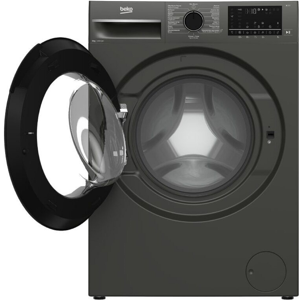 Beko B3WFT5942MG b300, 9Kg, A+++, 1400Rpm, 63Db, Washing Machine, Grey