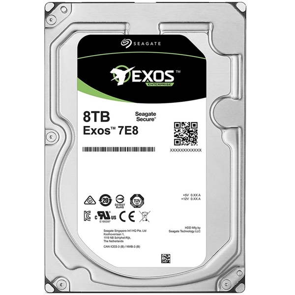 Seagate ST8000NM017B Exos 7E10, 8TB, 3.5", Internal Hard Drive