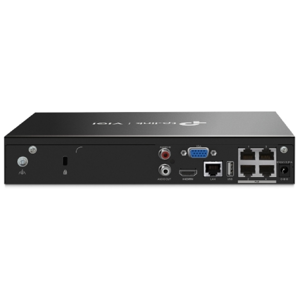 ვიდეო ჩამწერი TP-Link VIGI NVR1004H-4P, Network Video Recorder, Black