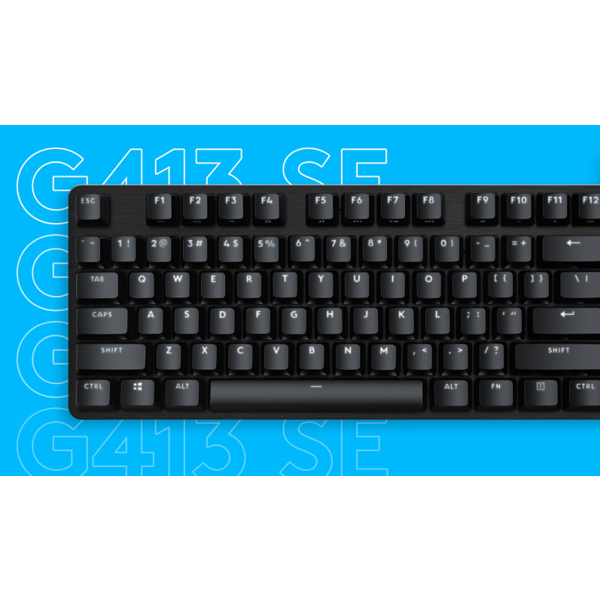 კლავიატურა Logitech 920-010438 G413 SE, Wired, USB, Gaming Keyboard, Black