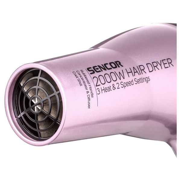 Sencor SHD 6700VT, 2000W, Hair Dryer, Black/Purple