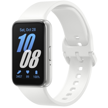 Samsung SM-R390NZSACIS Galaxy FIT 3, 1.6", 40mm, Waterproof, Bluetooth, Fitness Tracker, Silver