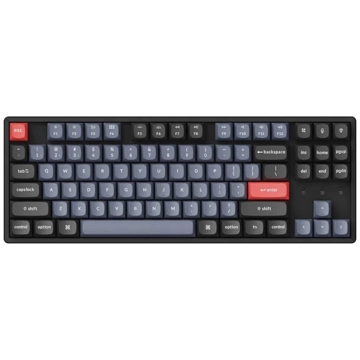 კლავიატურა Keychro K8PJ1, RGB, Gateron Brown, Wireless, USB, Bluetooth, Keyboard, Black