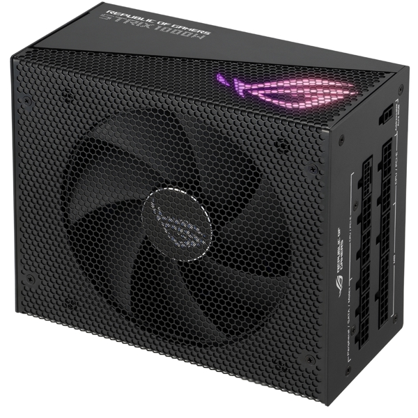 Asus 90YE00P1-B0NA00 ROG STRIX AURA, 1000W, 80 Plus, Power Supply, Black