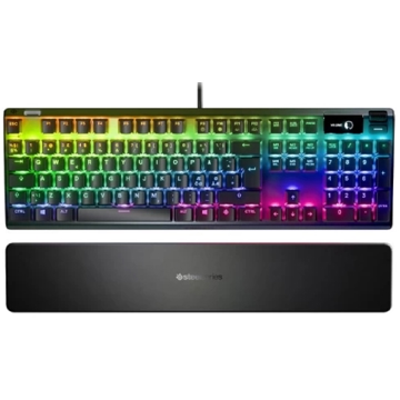 SteelSeries 64636_SS, Wired, Red Switches, RGB, USB, Gaming Keyboard, Black