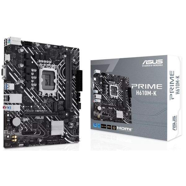 Asus 90MB1GA0-M0EAY0 PRIME H610M-K, LGA1700, DDR5, 96GB