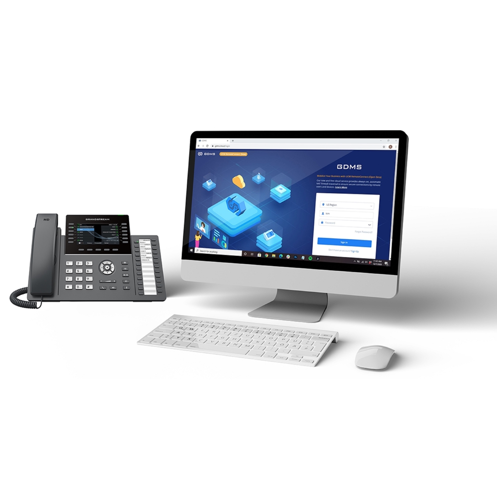 Grandstream GRP2636, IP Phone, PoE, 6 SIP, 12 lines, Gigabit Port, Black