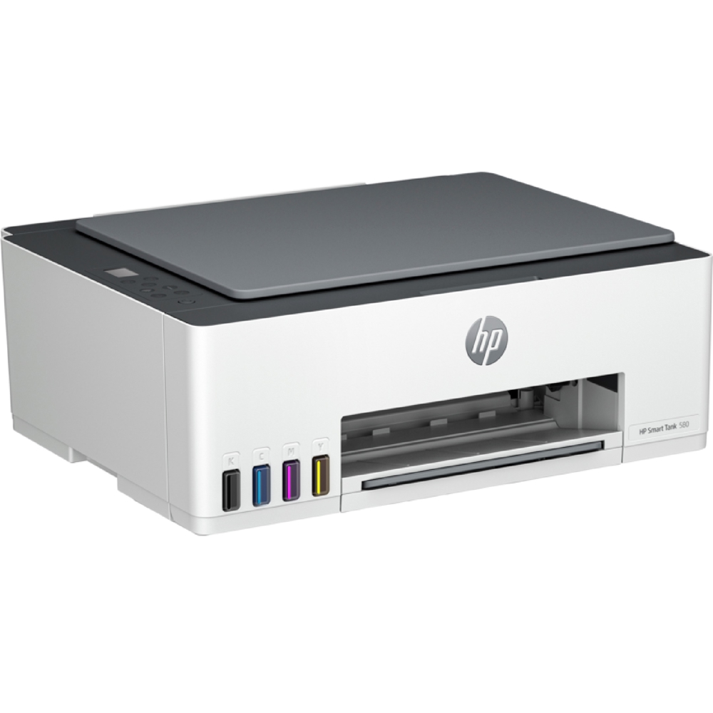 HP 1F3Y2A Smart Tank 580 AIO, MFP, A4, Wi-Fi, USB, White/Black