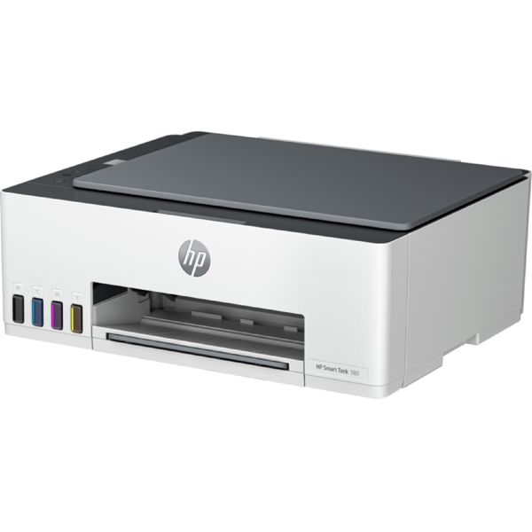 პრინტერი HP 1F3Y2A Smart Tank 580 AIO, MFP, A4, Wi-Fi, USB, White/Black