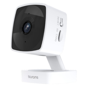 Blurams A12S FoldVue, Indoor Security Camera, White	