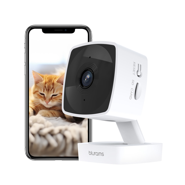 Blurams A12S FoldVue, Indoor Security Camera, White	