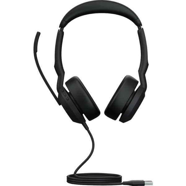 ყურსასმენი Jabra 25089-999-999 Evolve2 50 MS Stereo, Headset, Wired, Bluetooth, USB, Black